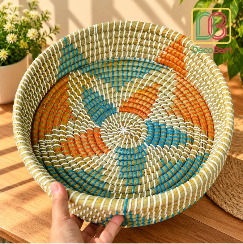 Colorful Handwoven Basket Still Life Basket 4